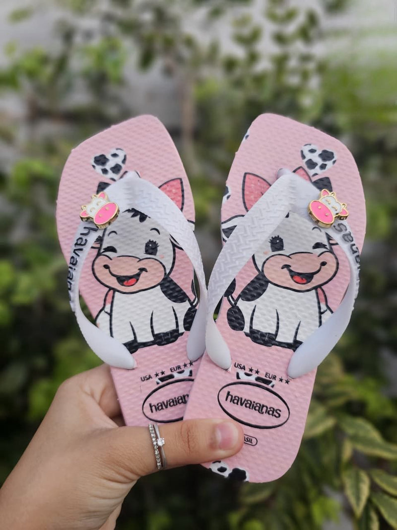 Havaianas Infantil - Vaquinha Rosa