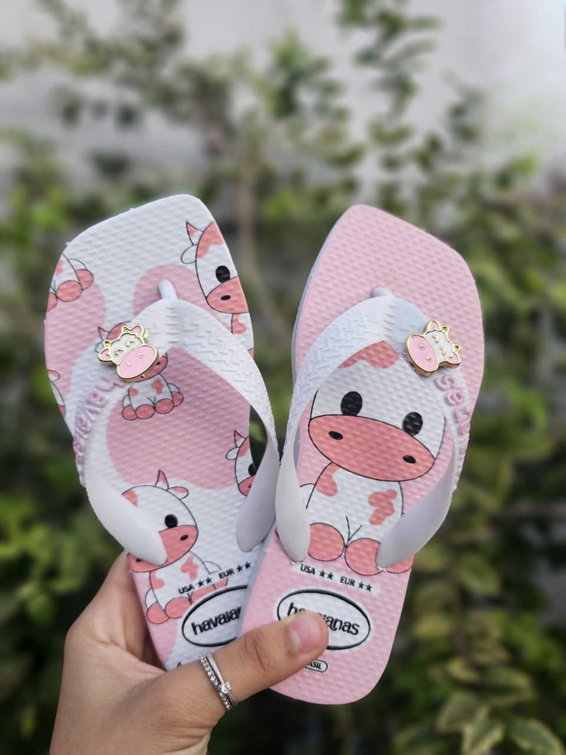 Havaianas Infantil - Vaquinha Rosa