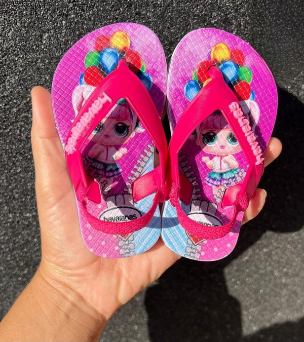 Havaianas Correia Infantil - LOL Surprise
