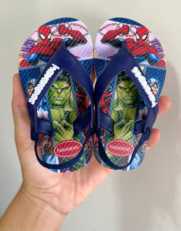 Havaianas Correia Infantil - Marvel