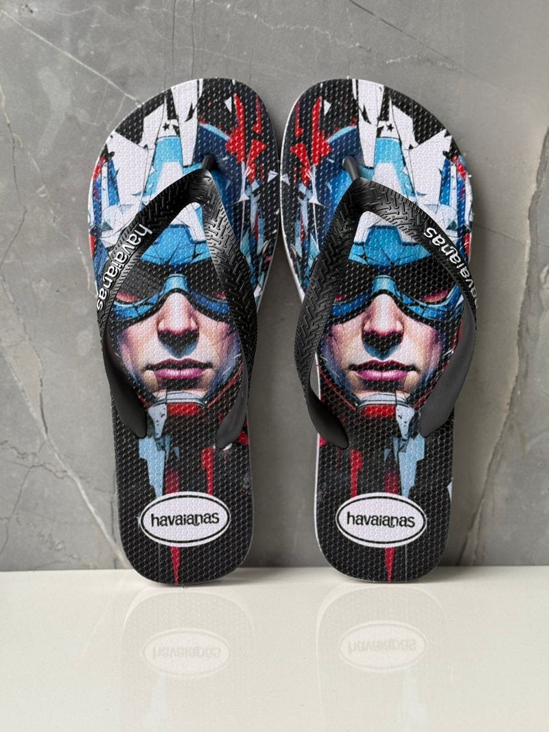 Havaianas Masculina - Capitão América