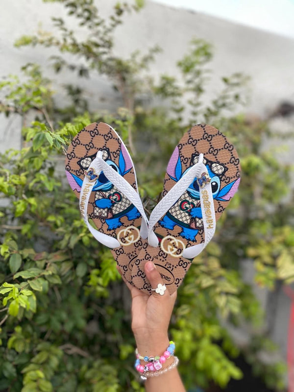 Havaianas Estampadas Feminina - Gucci Stitch